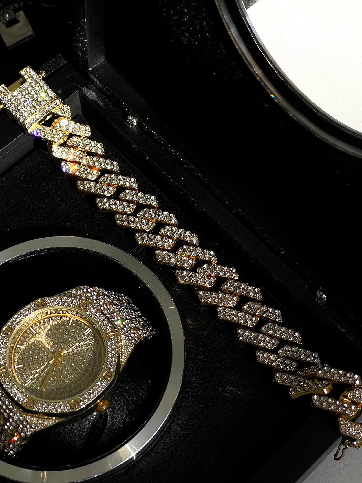 Gold Renk Chain Bileklik Modeli